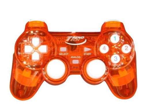TrendTech PC Gamepad Controller  - Red with Ligh