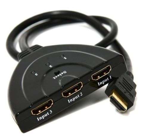 TechOn HDMI 3 Port Switch