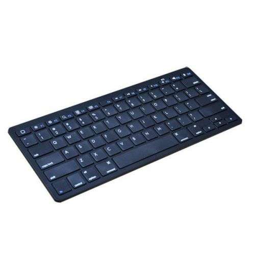 Ultra-slim Wireless 3.0 Bluetooth Keyboard For PCs, Apple Series & Android Devices - black