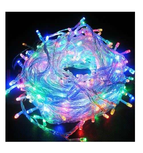 LED String Decorative Wedding Christmas Party Fairy Lights 10M Extendable-Multi Color