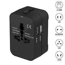 Universal Travel Adapter with USB Charger Plug