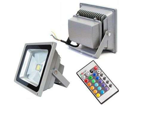 20w RGB Colorful Led Flood Light - Gray