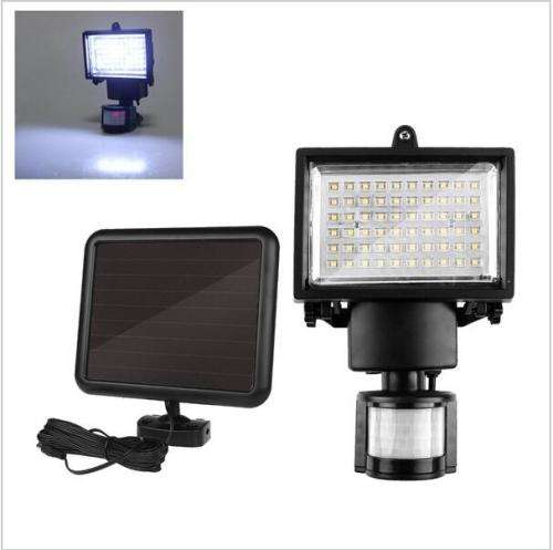 Solar 60 LED Light With Motion Sensor