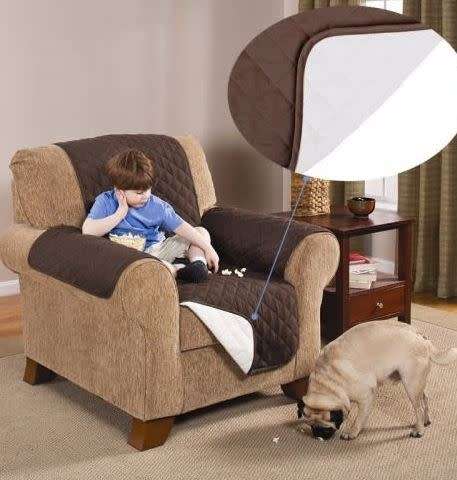 Single Couch Coat Cover - Reversible