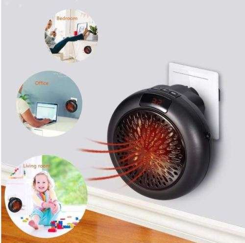 1000W Portable Plug-In Wall Heater