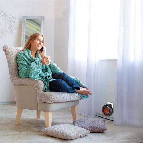 1000W Portable Plug-In Wall Heater