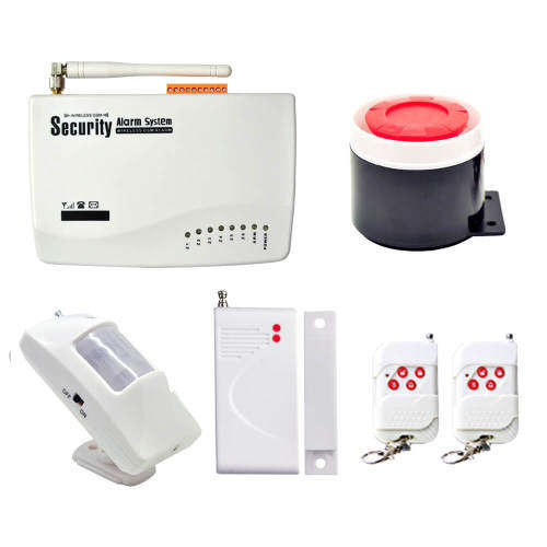 Wireless GSM Burglar Security Alarm System with 6 x PIR