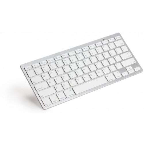 Ultra-slim Wireless 3.0 Bluetooth Keyboard For PCs, Apple Series and Android Devices - White