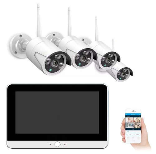 4 Channel Wireless Kit With 12" Screen
