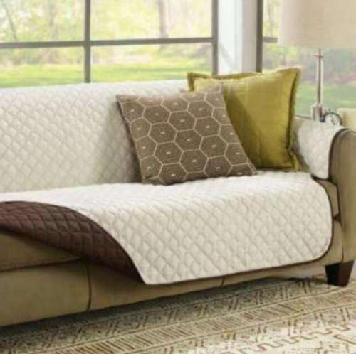 3 Seater Couch Coat Sofa Cover - Reversible