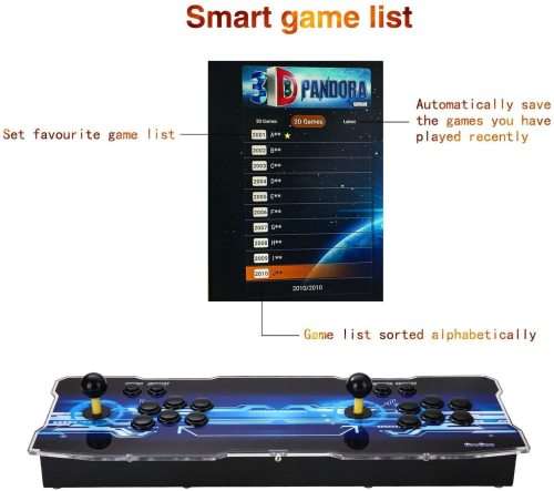 Pandora Arcade Gaming Console With 2700 Games