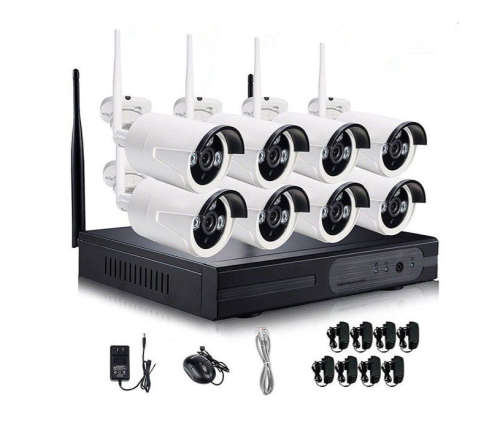 HD 8 Channel 720P Wireless IP Camera System