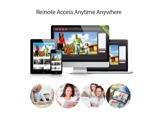 HD 8 Channel 720P Wireless IP Camera System