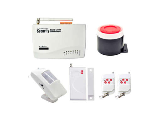 Wireless GSM Burglar Security Alarm System with 2 x PIR