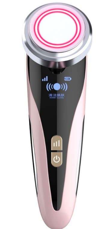 Facial Beauty Importer Massage Instrument Light Therapy Skin Rejuvenation(Pink)