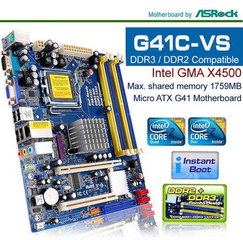 asrock g41c-vs lga 775 for intel