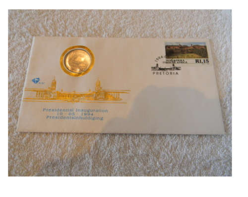 MANDELA FDC' WITH UNC R5 **NOT PROOF*