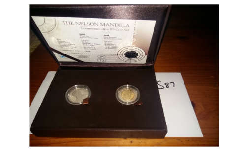 NELSON MANDELA COMMEMORATIVE SET**MINTAGE 14000