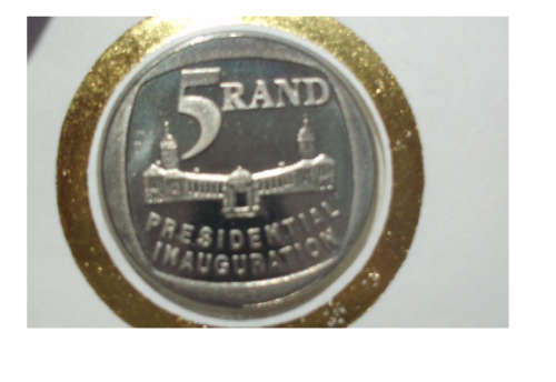 1994 PRESIDENTIAL INAUGURATION PROOF R5*DETACHED FROM FDC*NO STEPS