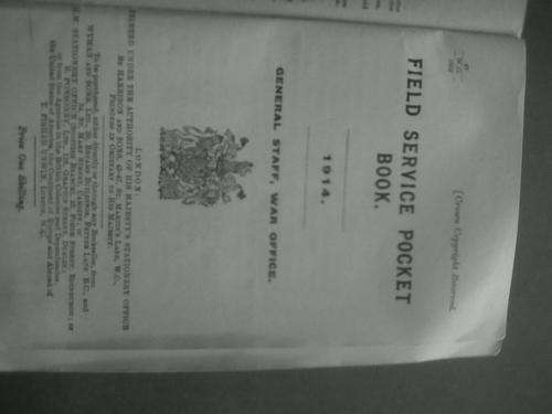 1914 Field Service Pocket Book