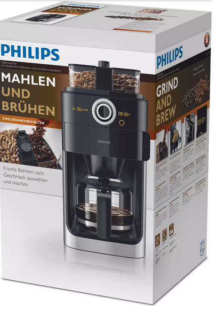 PHILIPS HD7762/00 PHILIPS GRIND and BREW COFFEE MACHINE