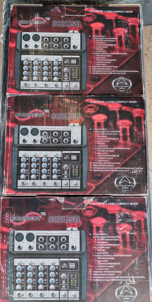 WHARFEDALE CONNECT 802USB MIXER