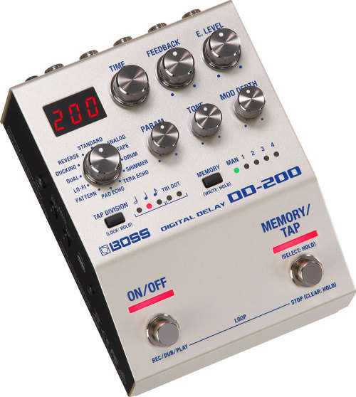 BOSS DD-200 DIGITAL DELAY WITH MODES AND MIDI
