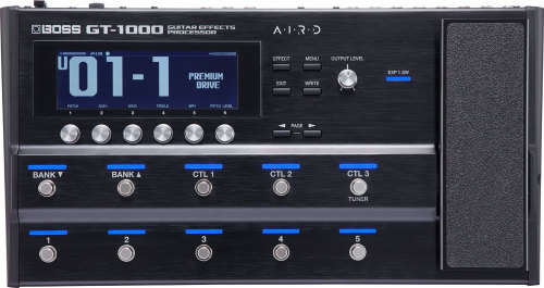 BOSS GT-1000 FLAGSHIP MULTI EFFECTS WITH NEW `AIRD` TECHNOLOGY
