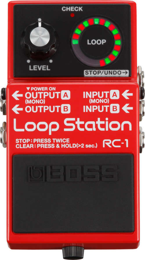 COMPACT PEDAL LOOPER WITH LOOP INDICATOR DIAL