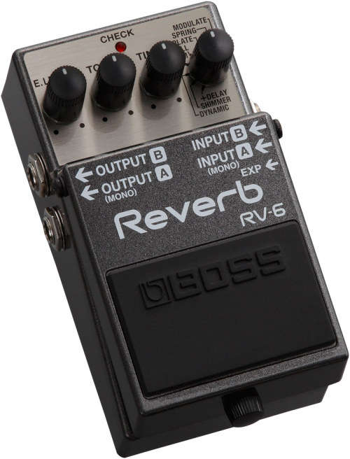 BOSS RV-6 COMPACT REVERB WITH 8 MODES