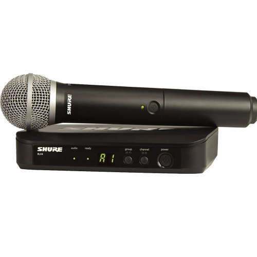 SHURE BLX24E/PG58 WIRELESS SYSTEM - T11 FREQ