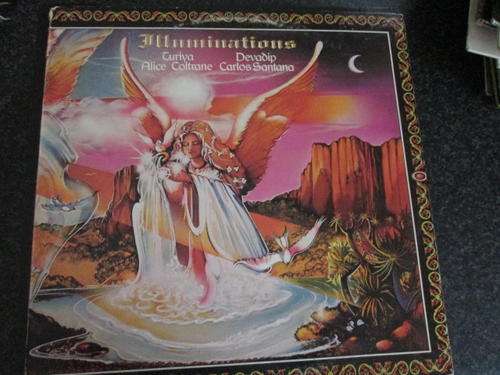 alice coltrane and carlos santana usa press lp