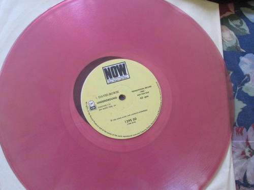 David bowie pink promo 12"