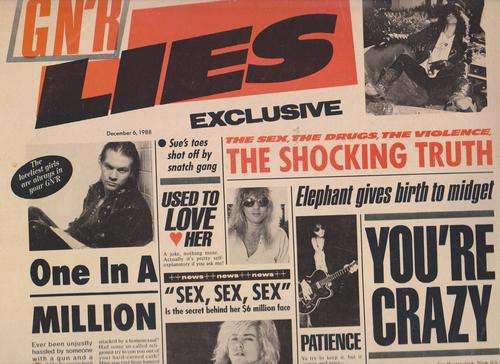 Guns n roses south african press lp