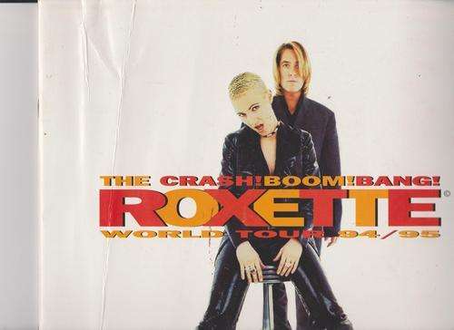 Roxette crash boom bang world tour 94/95 programme