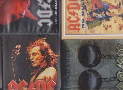 Ac/dc collection of dvds (4)