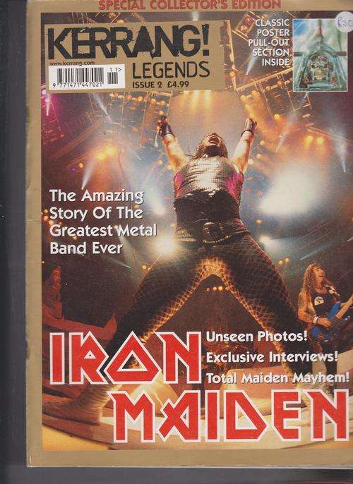 Iron maiden special collectors edtition of kerrang