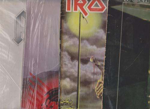 selection of lps records rock, pop etc all one rand start the lot