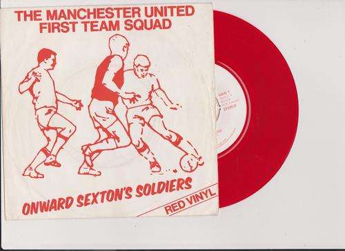 The manchester united first team squad red vinyl single