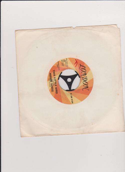 Marianne faithfull promo single usa press