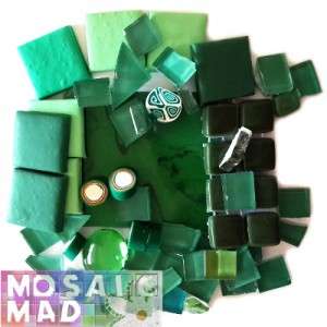 Mixed Media Tile Pack- Green