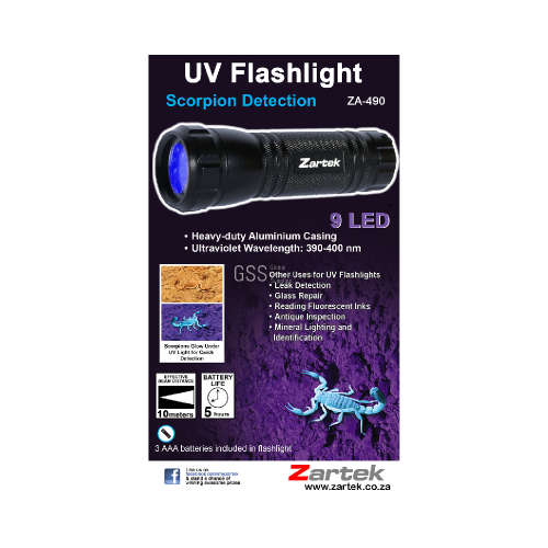 Zartek - ZA-490 / UV Flashlight