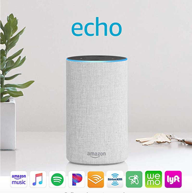 Amazon Echo in Sandstone White - with Dolby 360° Sound and Alexa Smart Assistant - GREAT BUY