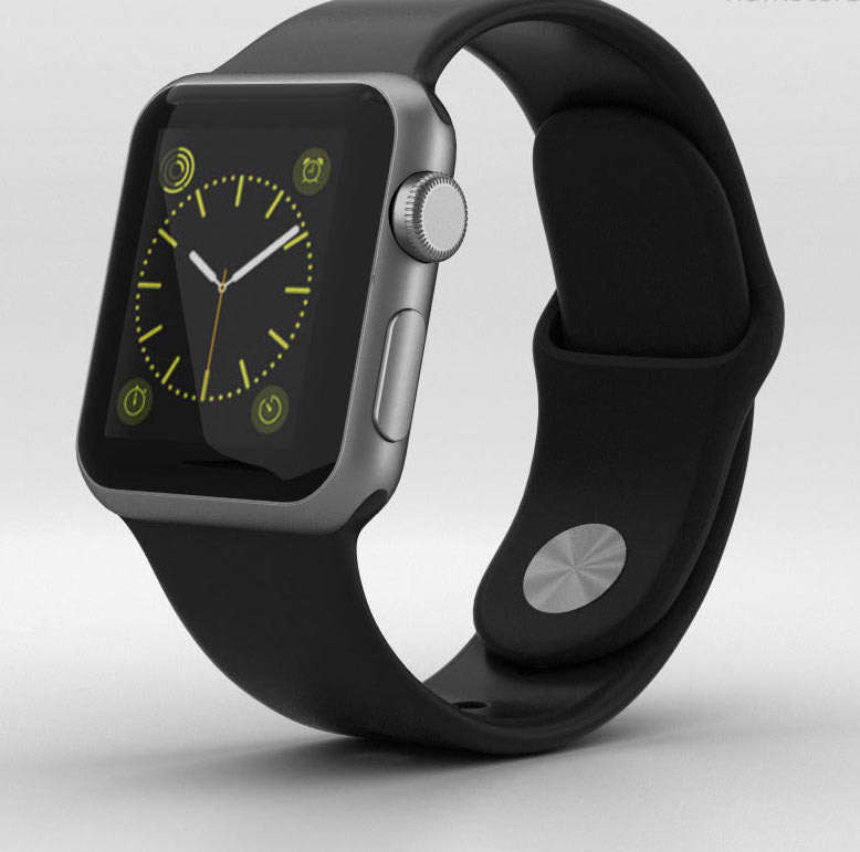 GREAT CONDITION - Apple Watch Series 2 - 42mm Silver Aluminium w/ Black Sport Strap -ABSOLUTE STEAL!