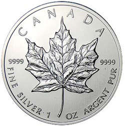 2011 1 OUNCE CANADIAN SILVER MAPLE LEAF COIN UNCIRCULATED