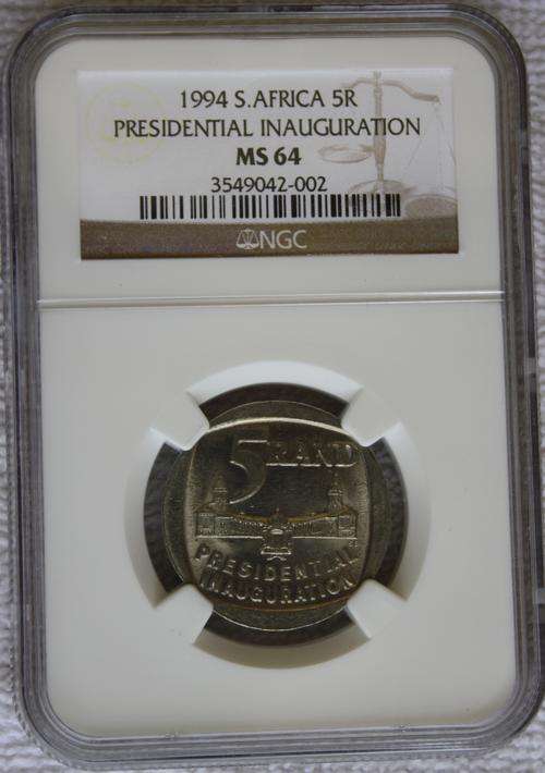 1994 Inauguration R5 - NGC Graded - MS64 - R1 START