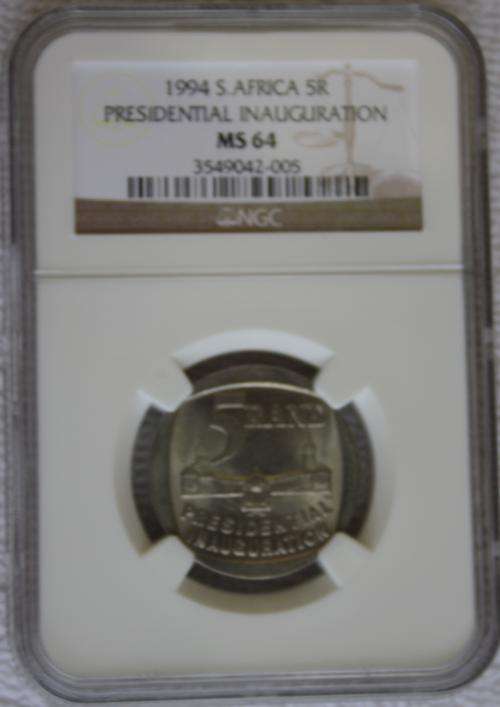 1994 Inauguration R5 - NGC Graded - MS64 - R1 START
