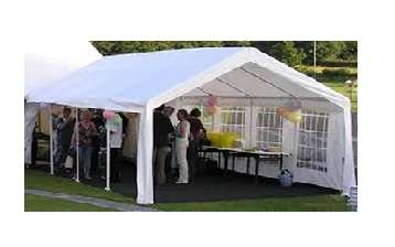 4m x 8m PVC Gazebo (Freestanding Tent) with sides