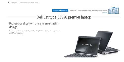 Dell E6230 PREMIER Core I5 Laptop- LIKE NEW-VERY FAST