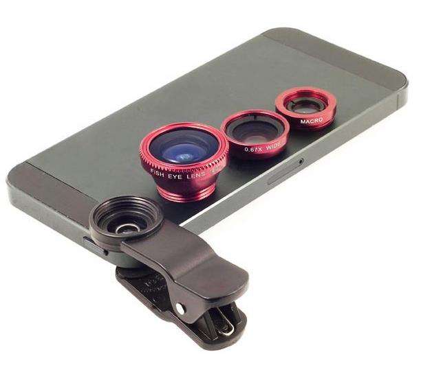 Universal 3 In 1 Clip-on Camera Lens (clearance sale!)